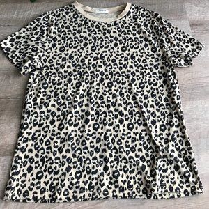 Women's Casual Leopard Print Top, L